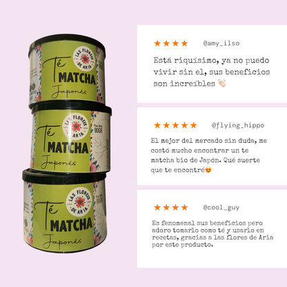 TÉ MATCHA BIO AUTÉNTICO JAPONÉS